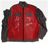 Back to the Future Cast-Signed Jacket Including Michael J. Fox -- With Beckett Hologram COA
