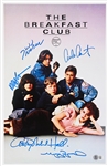 The Breakfast Club Cast-Signed Photo Measuring Nearly 11 x 17 -- Signed by All Five Actors -- With Beckett COA