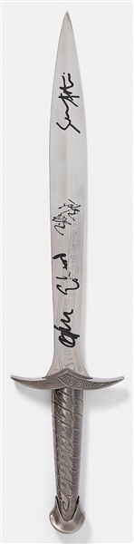 ''Lord of the Rings'' Cast-Signed Sword -- Signed by Elijah Wood, Sean Astin, Billy Boyd and Dominic Monaghan -- With Beckett COA