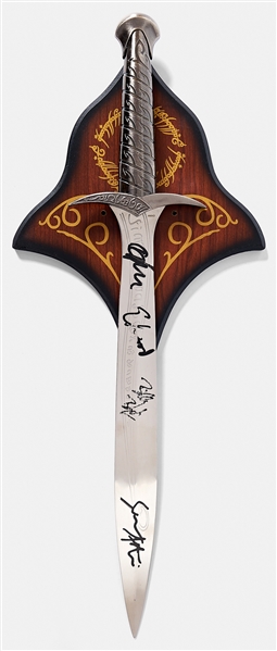 ''Lord of the Rings'' Cast-Signed Sword -- Signed by Elijah Wood, Sean Astin, Billy Boyd and Dominic Monaghan -- With Beckett COA