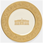 Bill Clinton 200th Anniversary White House China Service Plate -- Largest Plate Measures 12 in Diameter