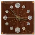 Silver Coin Clock from 1964