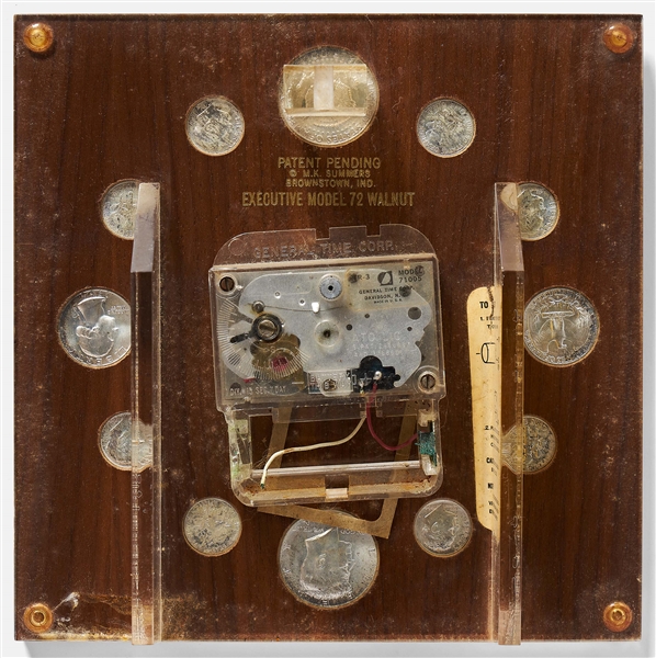 Silver Coin Clock from 1964