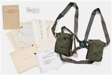Lot of Items Personally Owned by Mercury 7 and Apollo 1 Astronaut Gus Grissom -- Includes Handwritten & Signed Check, Grissoms Textbook with Handwritten Notes, His Life Preserver & More