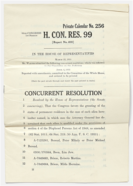John F. Kennedy Note Signed as U.S. Senator -- With University Archives COA