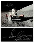 Gene Cernan Signed 20 x 16 Photo