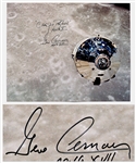 Gene Cernan Signed 20 x 16 Photo from Apollo 10, Identifying the Command Module with Its Nickname Charlie Brown