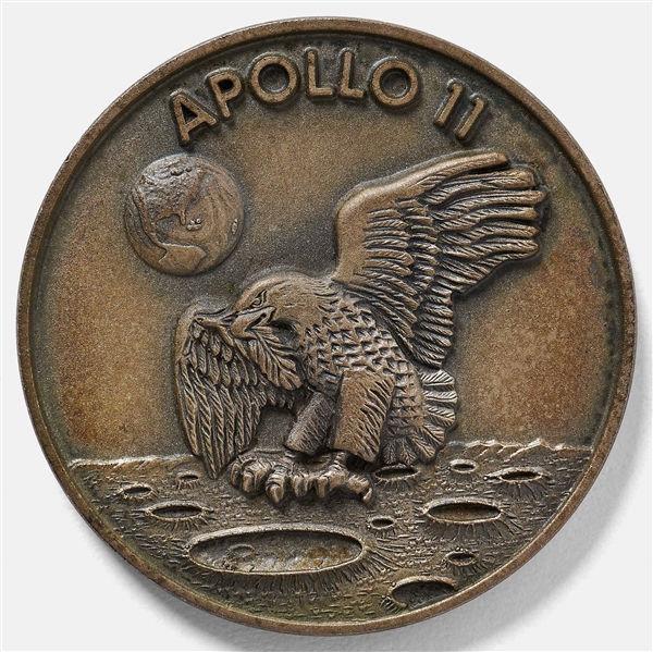 Apollo 11 Space-Flown Robbins Medal -- Owned by Astronaut Sally Ride