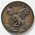 Apollo 11 Space-Flown Robbins Medal -- Owned by Astronaut Sally Ride