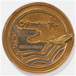 Sally Rides Personally Owned STS-2 Space Shuttle Columbia Gold Robbins Medal