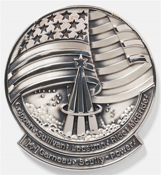 Sally Ride's Personally Owned STS-41-G Space Shuttle Challenger Flown Robbins Medal -- Ride Served as Mission Specialist and Flight Engineer on STS-41-G