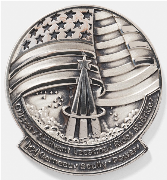 Sally Ride's Personally Owned STS-41-G Space Shuttle Challenger Flown Robbins Medal -- Ride Served as Mission Specialist and Flight Engineer on STS-41-G