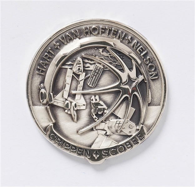 Sally Ride's Personally Owned STS-41-C Space Shuttle Challenger Robbins Medal
