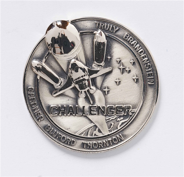 Sally Ride's Personally Owned STS-8 Space Shuttle Challenger Robbins Medal