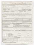 Sally Rides Personally Owned NASA Orientation Paperwork Following Her Selection as Part of Astronaut Group 8