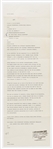 Sally Rides Personally Owned 1977 Letter from NASA Regarding Her Astronaut Candidate Interview