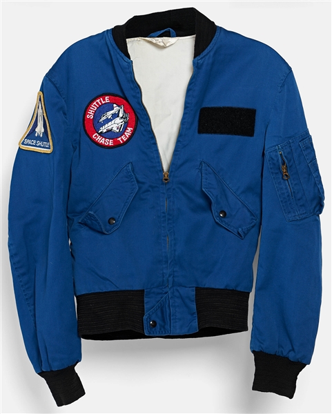 Sally Ride's Personally Owned NASA ''Chase Team'' Jacket