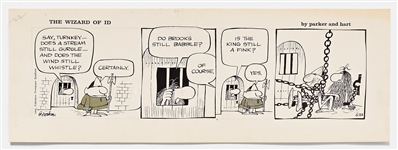 Lot of Four ''Wizard of Id'' Comic Strips from 1965