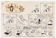 Lot of Two ''Wizard of Id'' Sunday Comic Strips from 1966