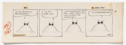 Lot of Four ''B.C.'' Comic Strips from 1960
