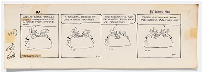 Lot of Four ''B.C.'' Comic Strips from 1960