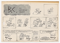Lot of Two ''B.C.'' Sunday Comic Strips from 1964