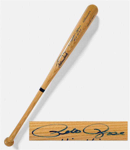 Pete Rose Signed Baseball Bat -- JSA Authenticated