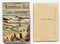 Carl Sandburg Signed First Edition of Remembrance Rock