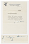 J. Edgar Hoover 1959 Typed Letter Signed -- Marked Personal