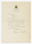 Charles Evan Hughes Signed 1910 Letter