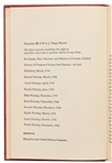 J. Edgar Hoover Signed First Edition ''Masters of Deceit''