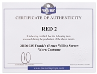 Bruce Willis ''Red 2'' Screen-Worn Custom Dress Shirt