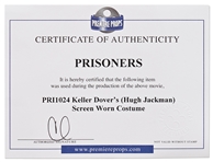 Stage and Screen Star Hugh Jackman Screen-Worn Wardrobe From 2013 Suspense Film ''Prisoners''