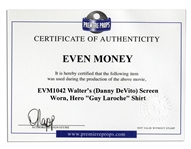 Versatile Actor Danny DeVito Screen-Worn Hero Costume From ''Even Money''