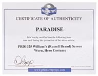 Russell Brand Screen-Worn Hero Costume From His Film ''Paradise''