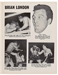 Muhammad Ali vs. Brian London 1966 Fight Program