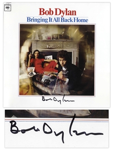 Bob Dylan Signed Album Bringing It All Back Home -- With a COA From Jeff Rosen