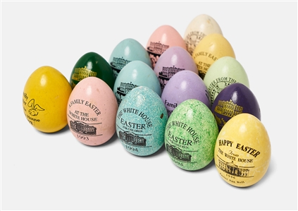 Lot of 15 White House Easter Eggs from 1992-1999