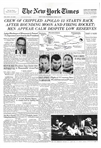 Fred Haise Signed ''New York Times'' Poster From 15 April 1970, Reporting on the Perilous Apollo 13 Mission -- Haise Also Writes, '''Houston, we've had a problem here!'''
