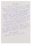 William Shatner Shares His Memories of Growing Up Jewish -- Signed Happy Hanukkah / William Shatner - Capt. Kirk - Proud Jew