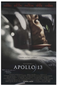 Fred Haise Signed Apollo 13 Movie Poster -- ''Houston, we've had a problem here!''