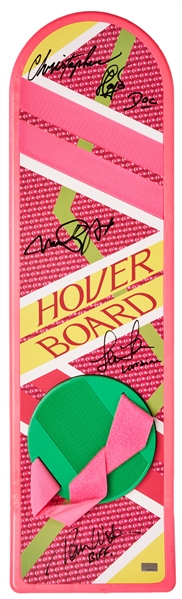 Back to the Future Cast-Signed Hoverboard -- Including Michael J. Foxs Autograph