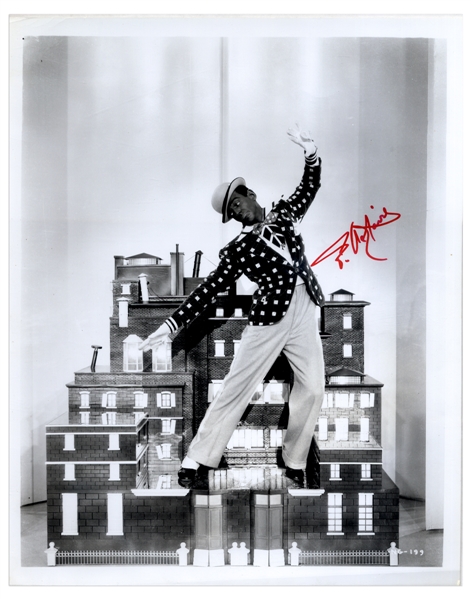 Fred Astaire Signed 8 x 10 Photo From Swing Time Showing Astaire in Blackface -- With PSA/DNA COA