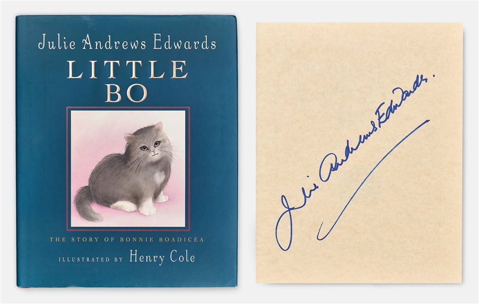 Julie Andrews Signed Childrens Book Little Bo