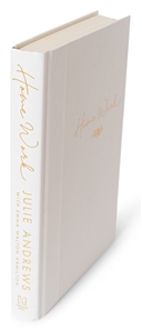Julie Andrews Signed First Edition of Her Memoir ''Home Work''
