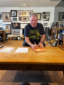 William Shatner Signed Apollo 11 Fight Plan