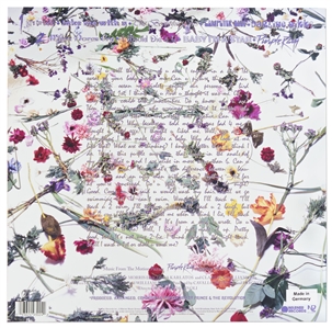'Purple Rain'' Designer Laura LiPuma Signed Album Cover with Handwritten Details on Its Iconic Design -- ''...We picked the purple he wanted to use (PMS 272)...''