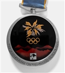 Nagano 1998 Winter Olympics Silver Winner's Medal -- The Only Time a Curling Winner's Medal Has Been Offered at Auction