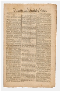 The Bill of Rights in Print: The ''Gazette of the United States'' from 13 June 1789 Just Five Days After James Madison Introduced the New Amendments to Congress