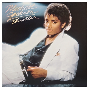 Michael Jackson ''Thriller'' Album with Handwritten Memory of How the Famous Photos Were Captured by Photographer Dick Zimmerman